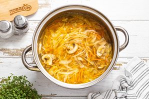 Щи постные с грибами Щи постные с грибами