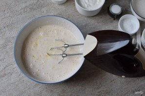 Открытый пирог с брусникой