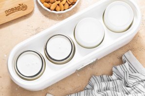 Йогурт из миндального молока